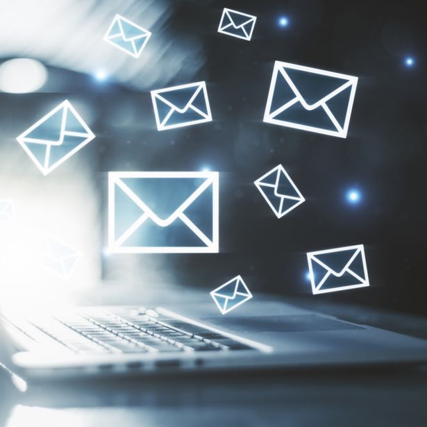 Person using SMS services